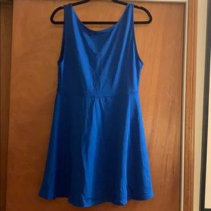 Royal blue dress